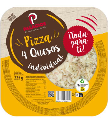Minipizza vier käse Einzelportion