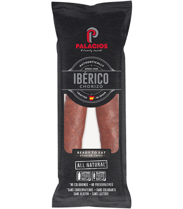 Spanische Chorizo ibérico - Paprika-salami vom iberischen schwein