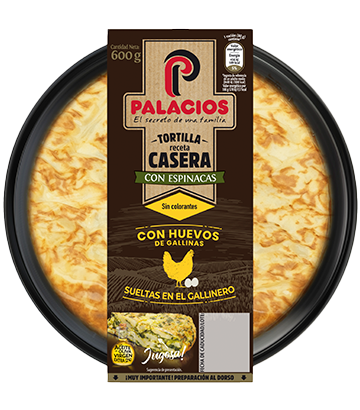 Kartoffel-Omelett Hausmacherart Palacios mit spinat 600g