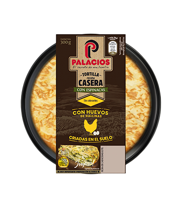 Kartoffel-Omelett Hausmacherart Palacios mit spinat 300g