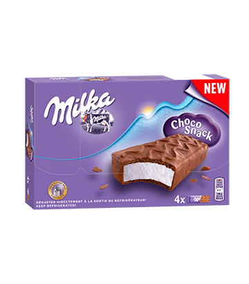 Gekhlte Milka-Schnitte