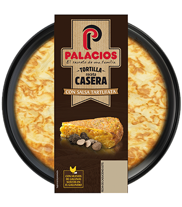 <b>Neu:</b> Palacios Spanische Kartoffel-Tortilla nach Hausmacherart mit Tartufata-Sauce 600gr