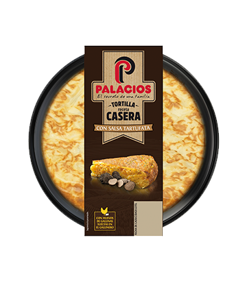 <b>Neu:</b> Palacios Spanische Kartoffel-Tortilla nach Hausmacherart mit Tartufata-Sauce 300gr