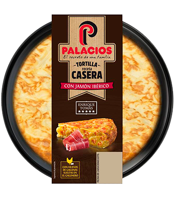 <b>Neu:</b> Palacios Spanische Kartoffel-Tortilla nach Hausmacherart mit Schinken Enrique Toms 600gr